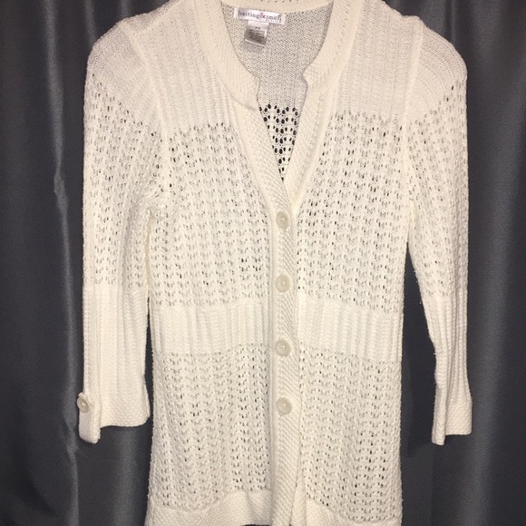 Hasting and Smith petite cream sweater PS - Picture 3 of 7